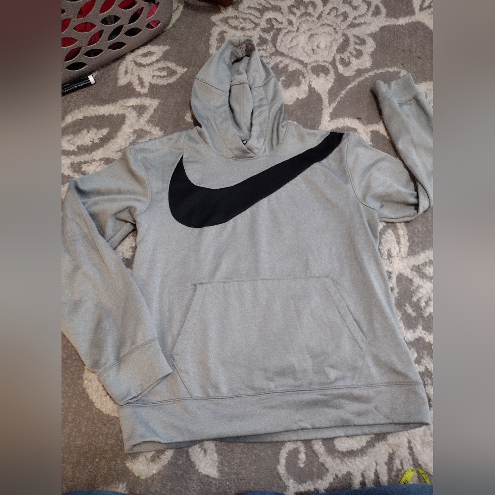 Nike Hoodie With Black Nike Swoosh